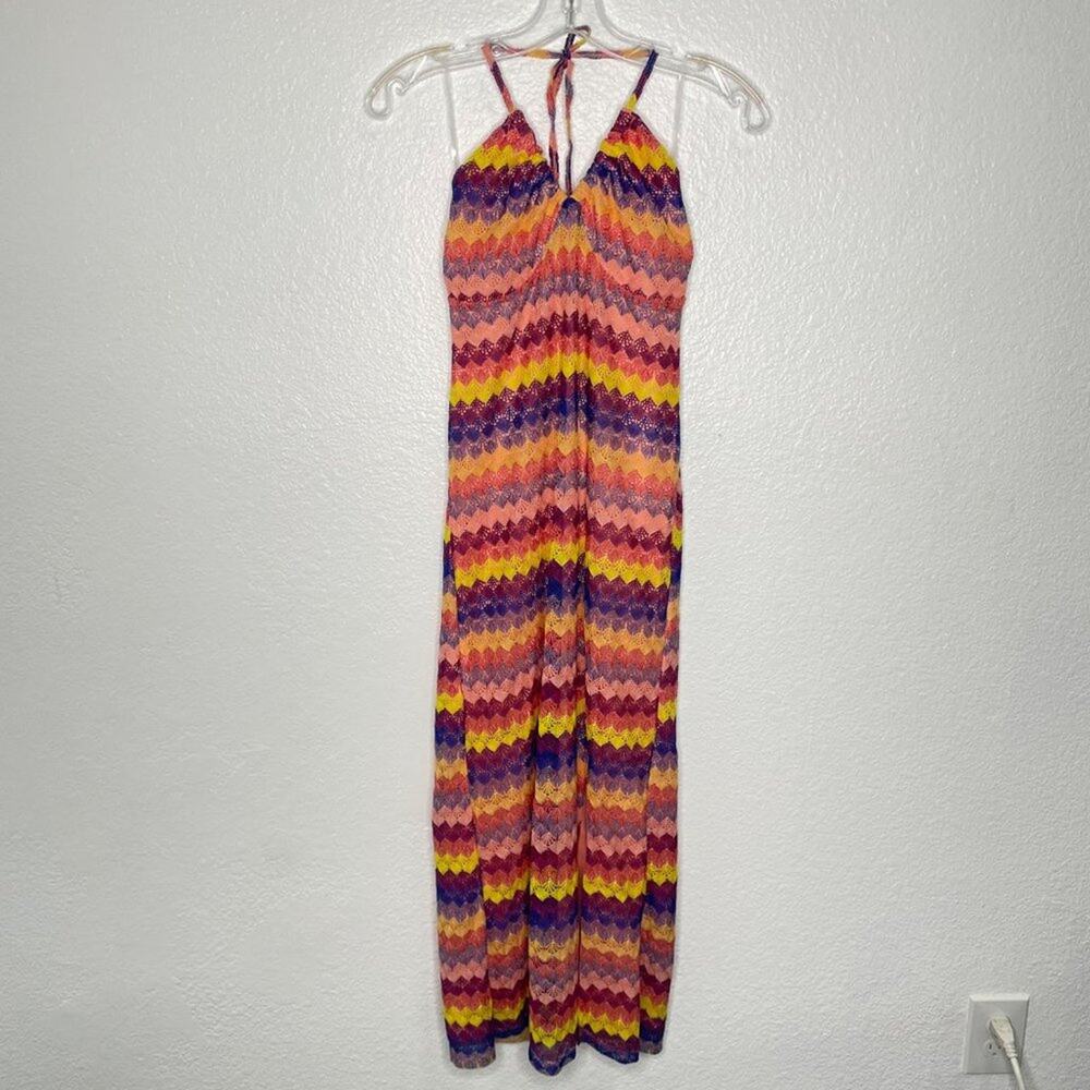 Wild Fable Target Womens Dress Size M Multicolored Long Summer Pull On Maxi